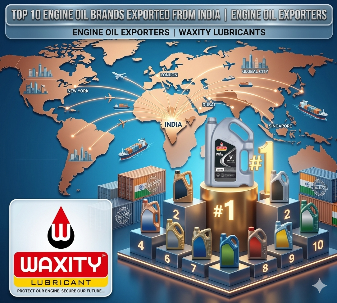 Top 10 Engine Oil Brands Exported from India